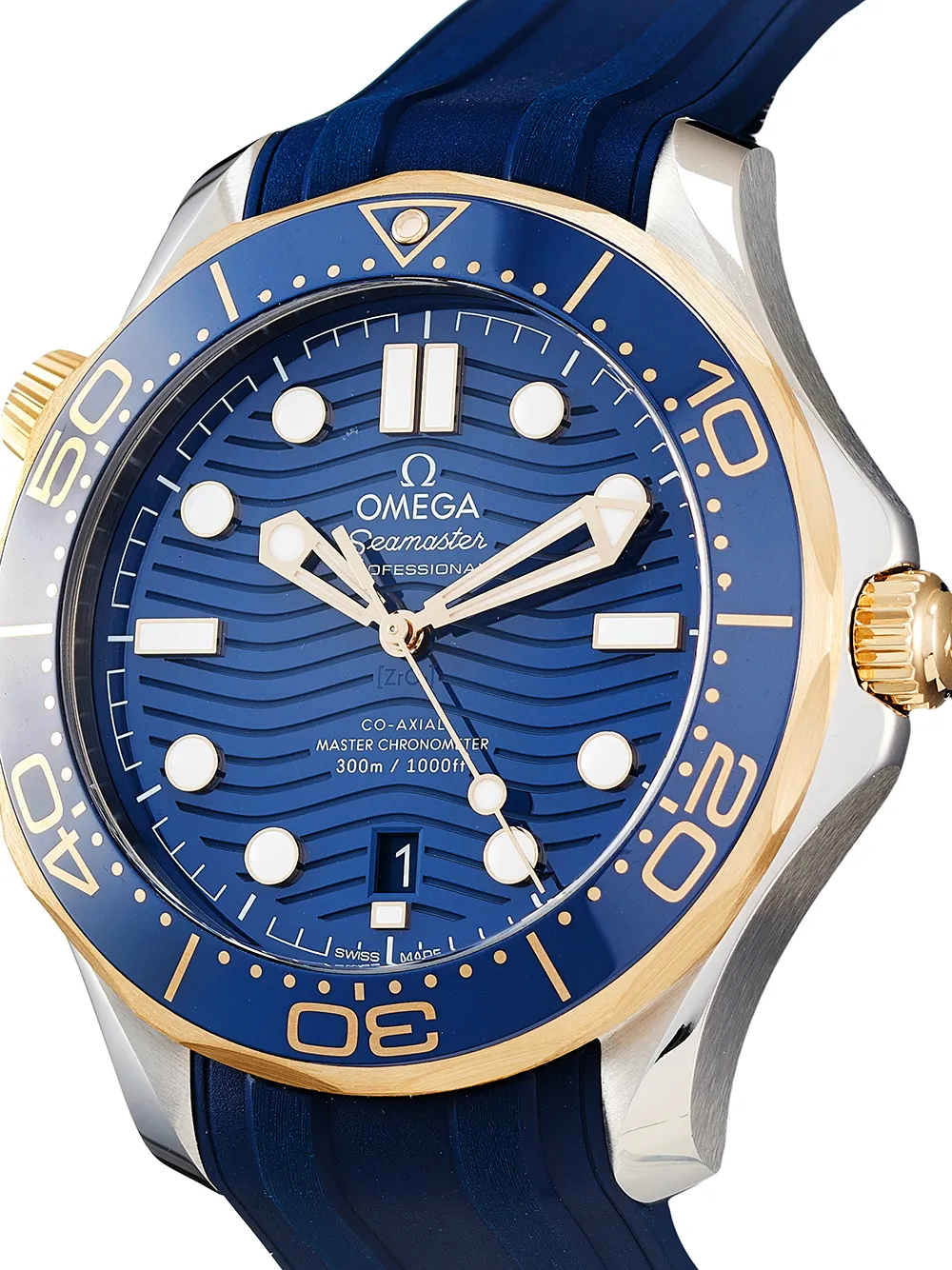фото Omega наручные часы seamaster diver 300m pre-owned 42 мм 2021-го года