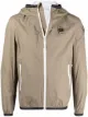 Image 1 of Blauer shoulder-logo zip-up hooded jacket