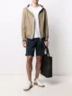 Image 2 of Blauer shoulder-logo zip-up hooded jacket