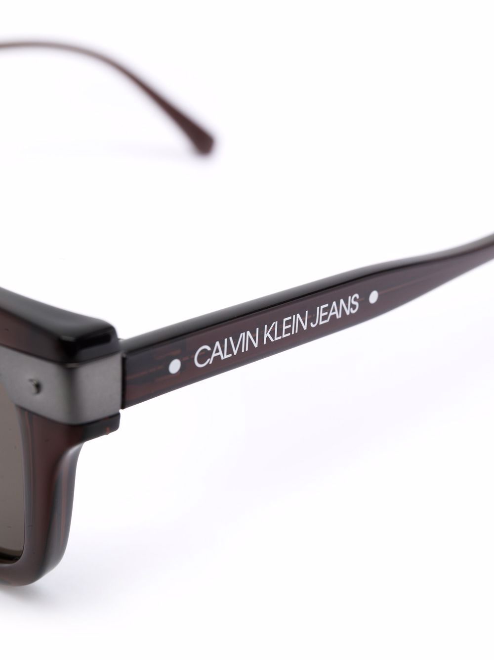 фото Calvin klein jeans солнцезащитные очки в квадратной оправе