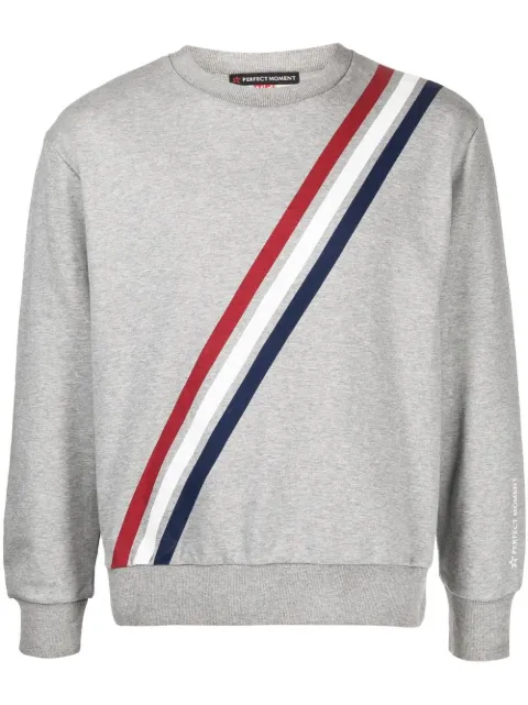 Perfect Moment stripe-detail sweatshirt