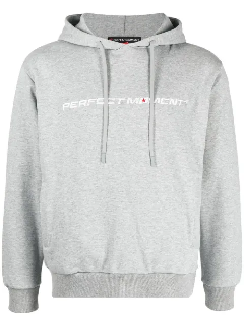 Perfect Moment logo-embroidered hoodie