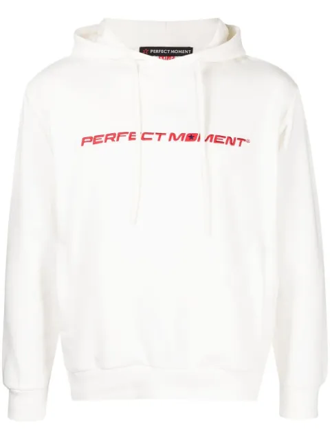 Perfect Moment PM logo-embroidered hoodie
