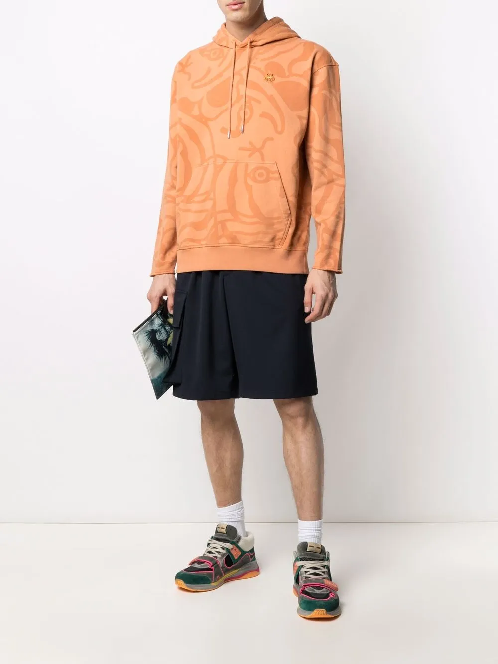 фото Kenzo худи с принтом k-tiger