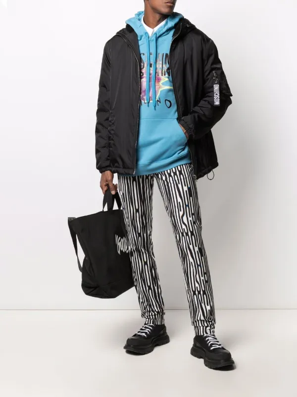 Moschino グラフィック ロゴ パーカー 通販 - FARFETCH