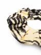 GANNI abstract-print two-tone scrunchie