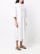 GANNI broderie anglaise midi dress