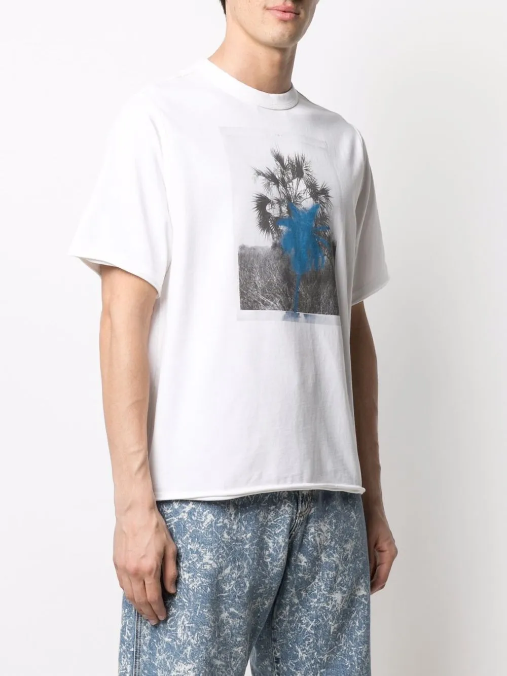 фото Kenzo футболка оверсайз с принтом