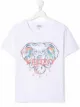 Image 1 of Kenzo Kids elephant print T-shirt