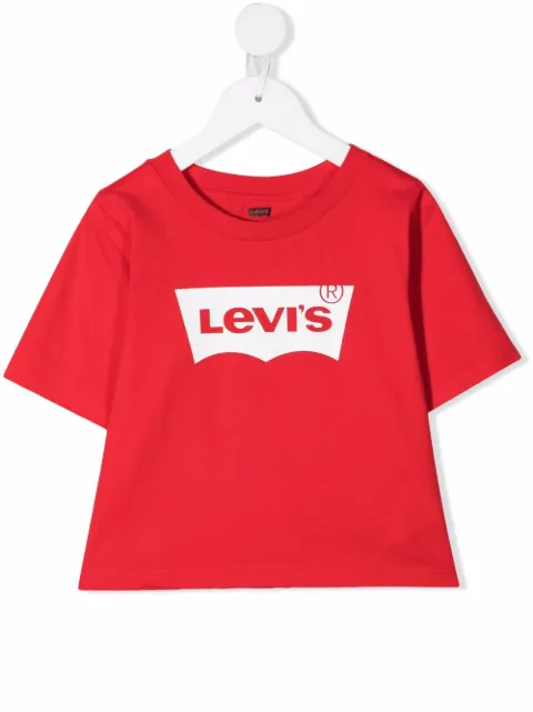 Levi's Kids logo-print cotton T-shirt