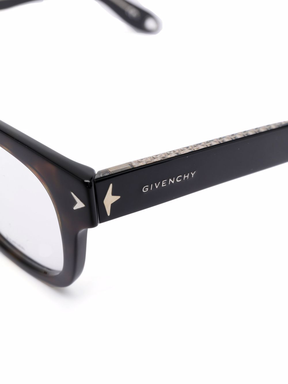 фото Givenchy eyewear очки в квадратной оправе черепаховой расцветки