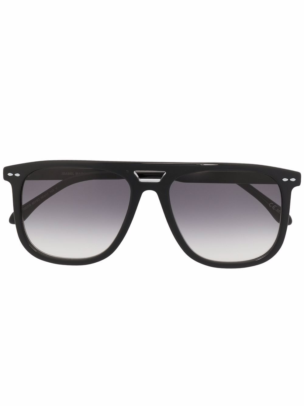 Isabel Marant Eyewear Zonnebril met vierkant montuur Zwart