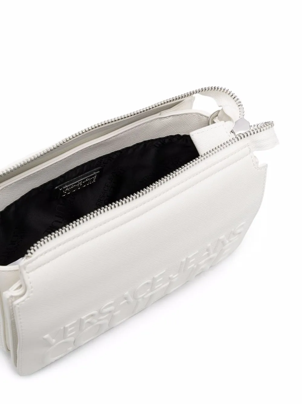 фото Versace jeans couture сумка через плечо с тисненым логотипом