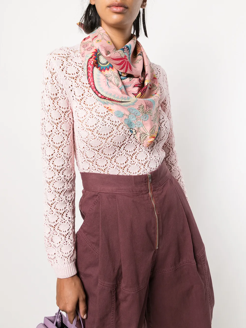 фото Rachel comey платок klyde tapestry с цветочным принтом
