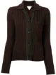 Image 1 of Bottega Veneta ribbed-knit button-up cardigan