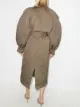Elleme diamond-quilted oversized coat