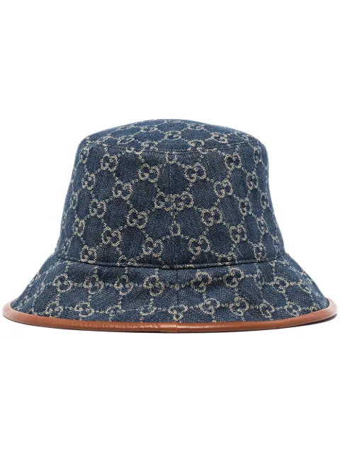 Gucci GG Supreme Denim Bucket Hat - Farfetch