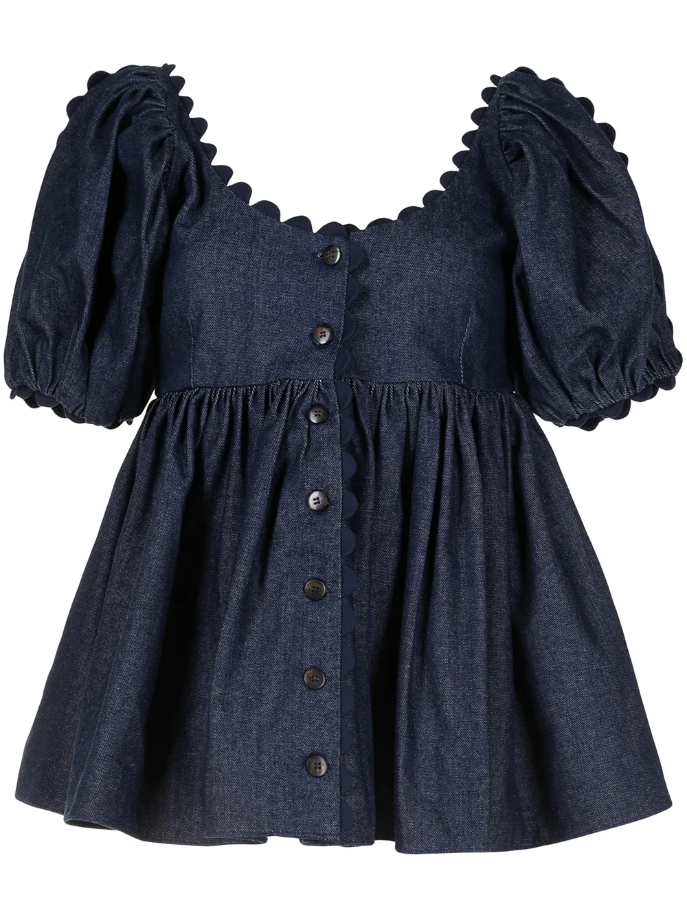 Kika Vargas блузка с объемными рукавами