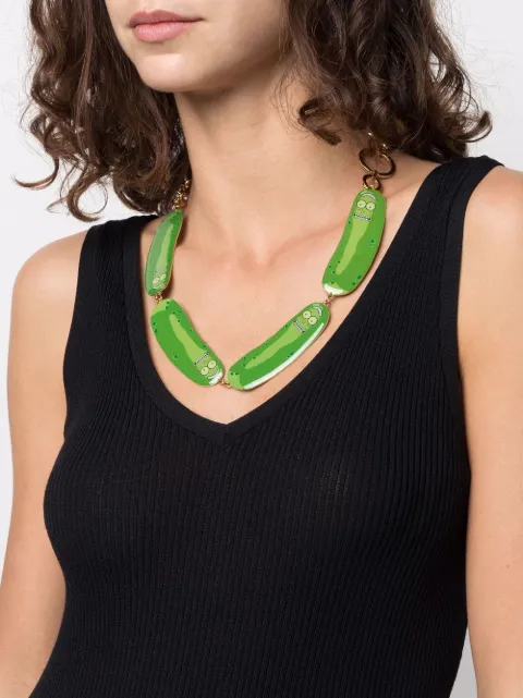 Gcds Pickle Rick Pendant Necklace 