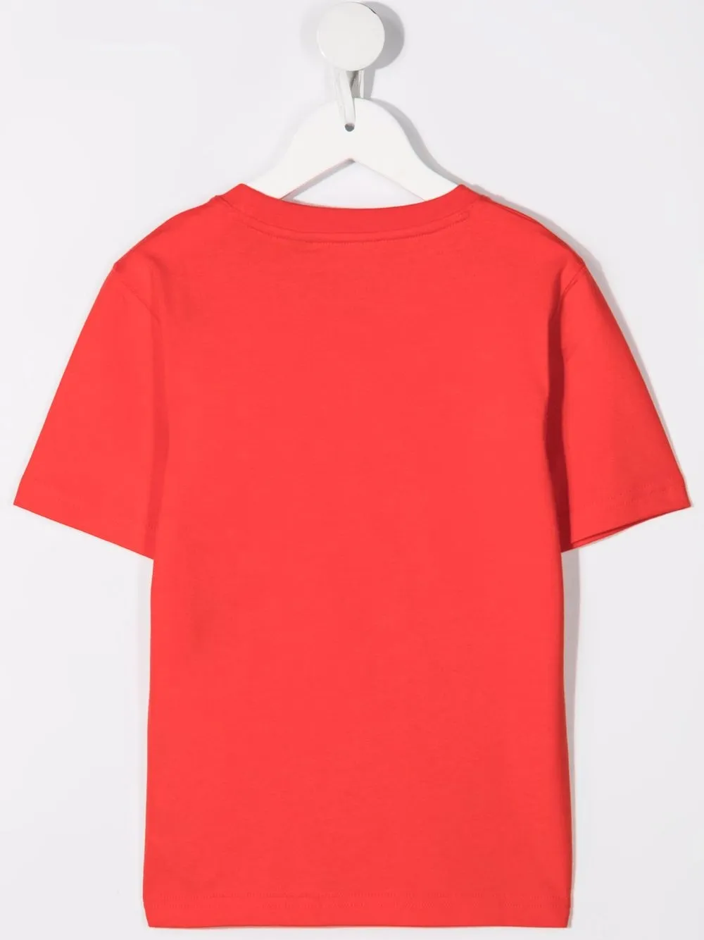 Timberland Organic Cotton Logo-print T-shirt In Orange