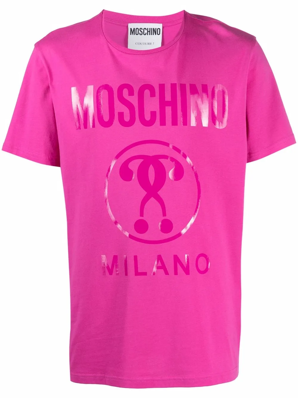 фото Moschino футболка с короткими рукавами и логотипом