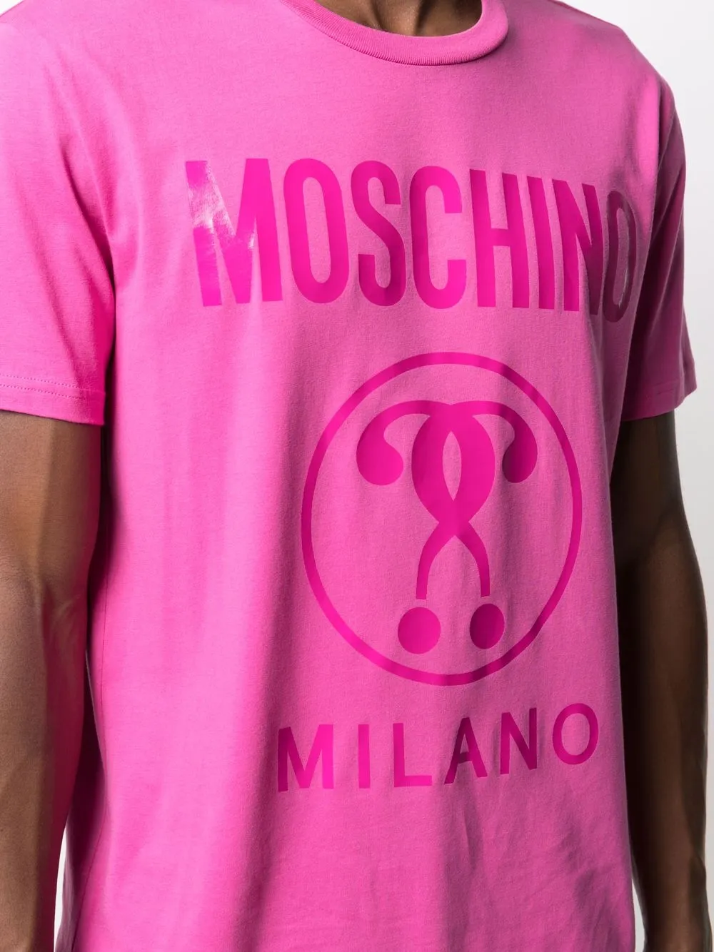фото Moschino футболка с короткими рукавами и логотипом