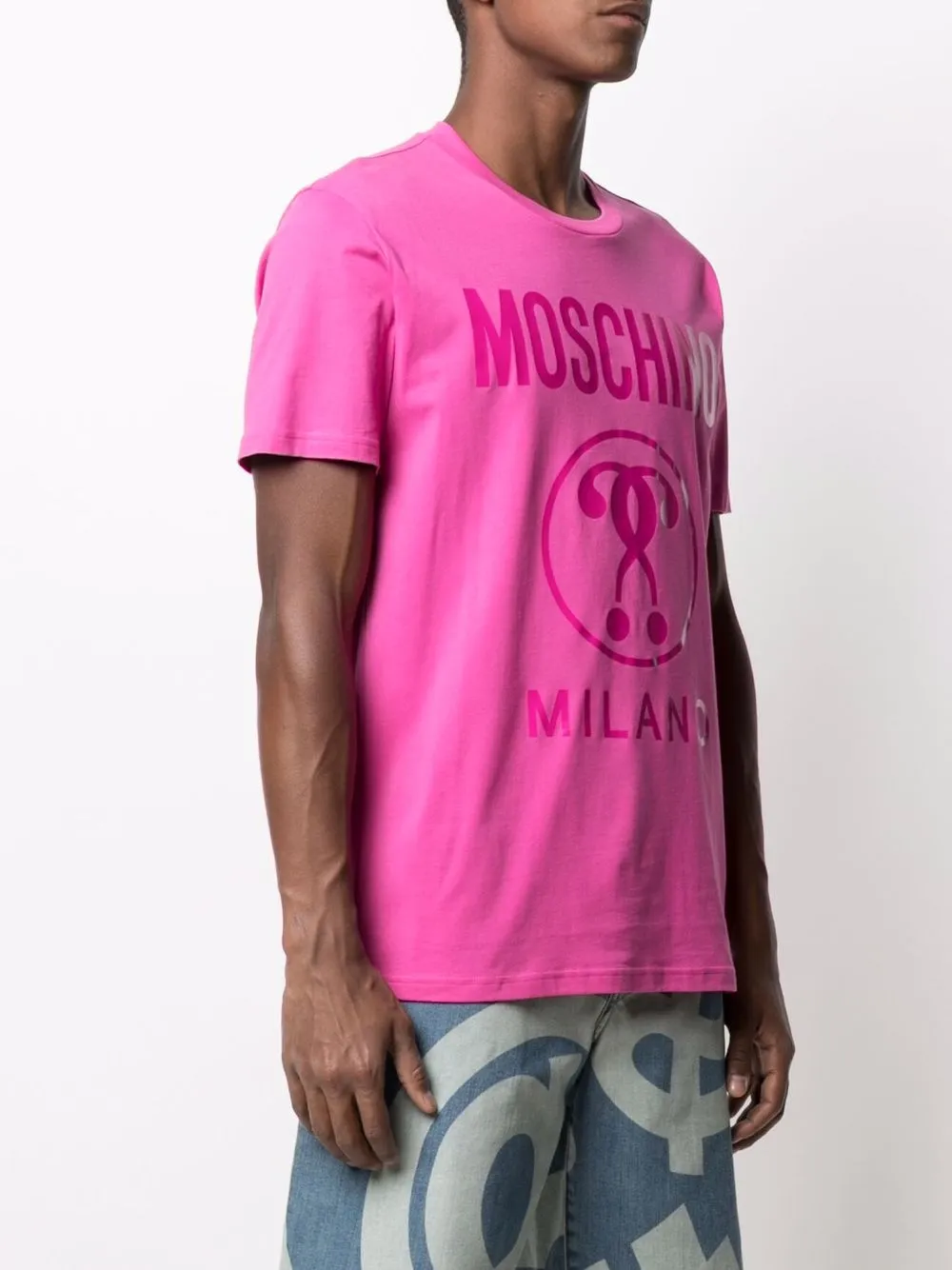 фото Moschino футболка с короткими рукавами и логотипом