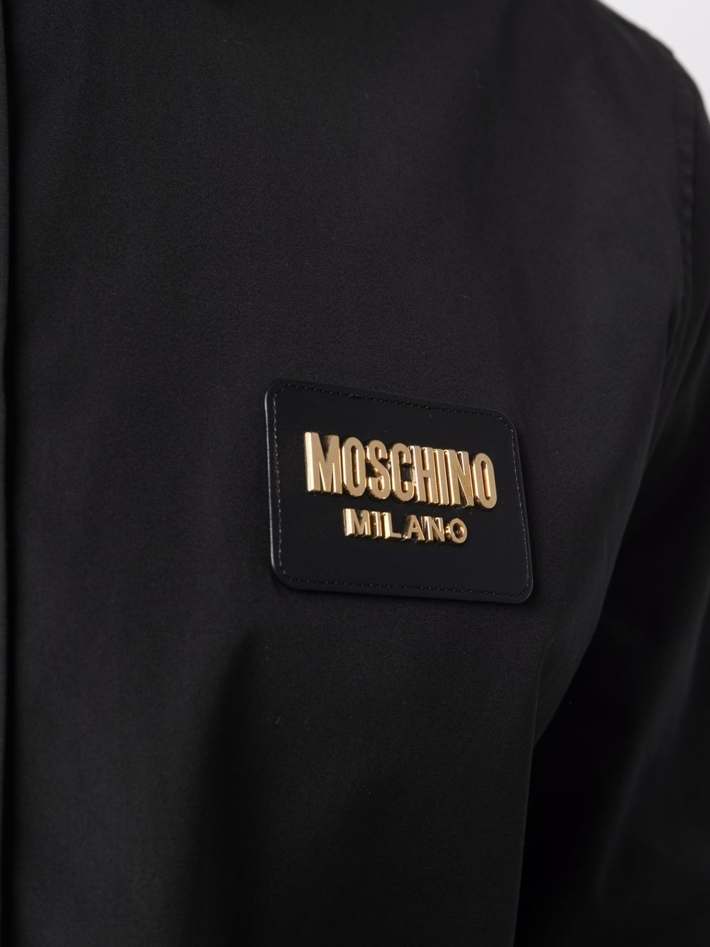 фото Moschino рубашка с длинными рукавами и логотипом