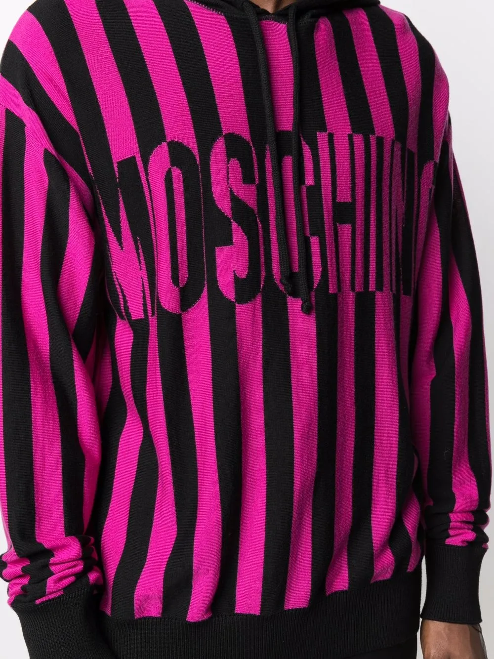 фото Moschino худи вязки интарсия