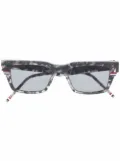 Thom Browne Eyewear TB714 tortoiseshell-effect sunglasses - Grey