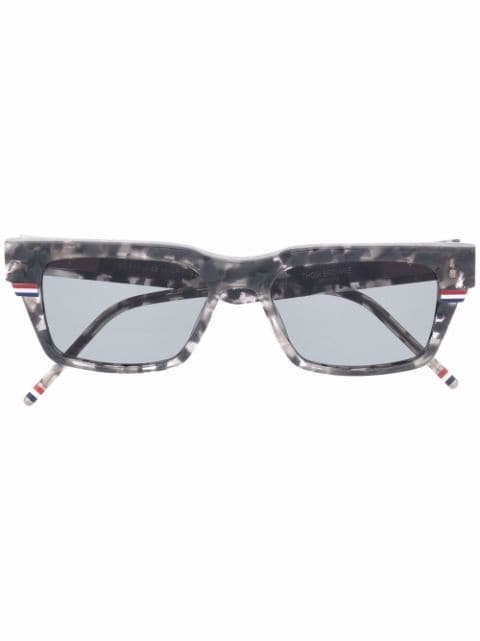 Thom Browne Eyewear TB714 zonnebril met schildpadschild design