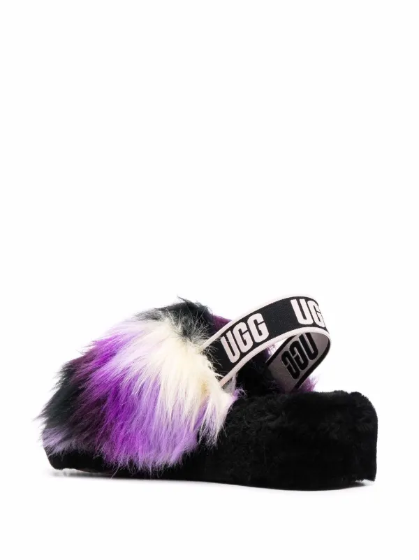 UGG Fluff Yeahtie-dye Sandals Purple FARFETCH PH