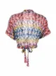 Image 2 of Missoni Mare tie-fastening beach top