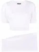 Image 1 of Elisabetta Franchi monogram knitted skirt suit