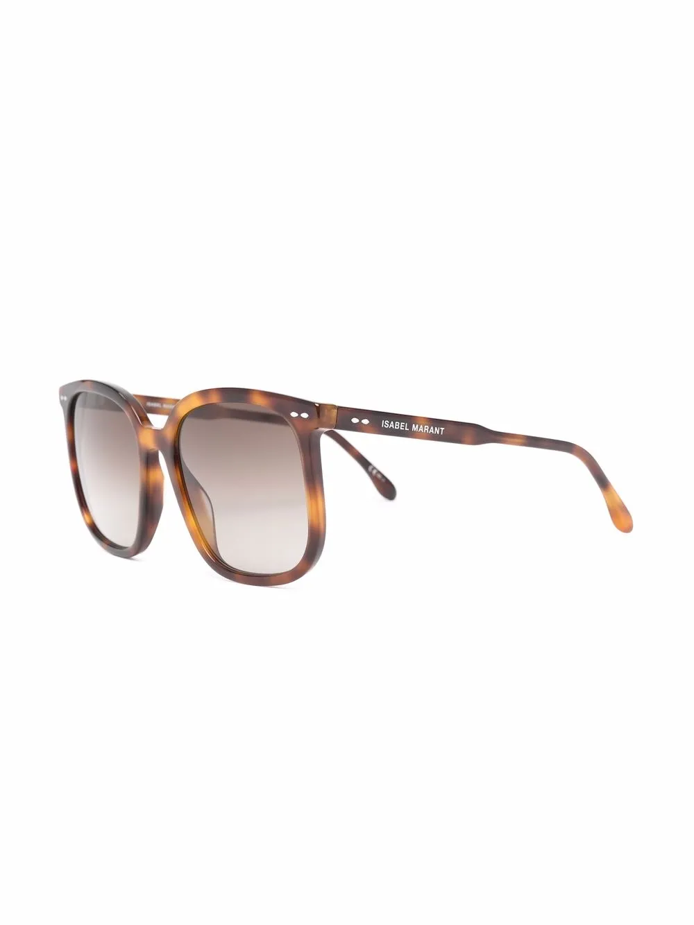 Isabel Marant Eyewear Zonnebril met schildpadschild design - Bruin