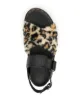 Dr. Martens Sandália com estampa de leopardo