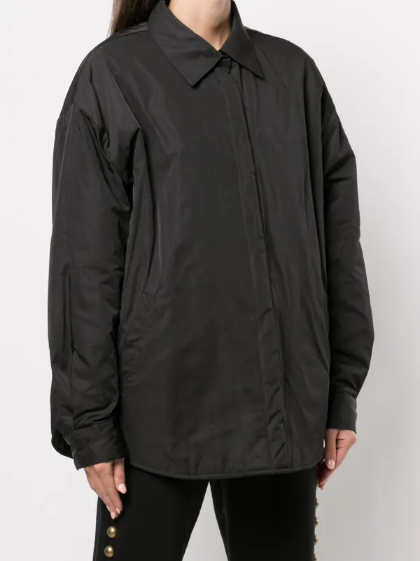 Cynthia Rowley Oversized Shirt Jacket 