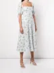Reformation Melony Midikleid mit Blumen-Print