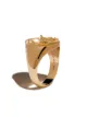 Foundrae anillo Pisces en oro amarillo de 18kt con diamantes