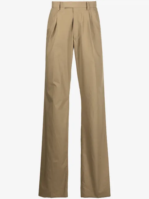 AMIRI box-pleat straight-leg trousers