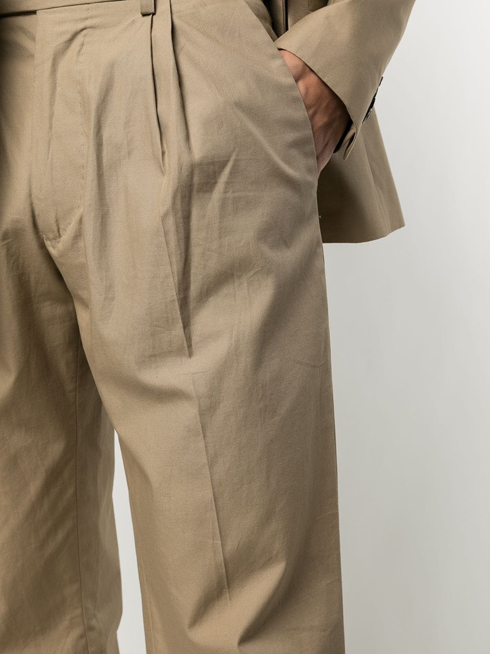 AMIRI box-pleat straight-leg trousers | Smart Closet