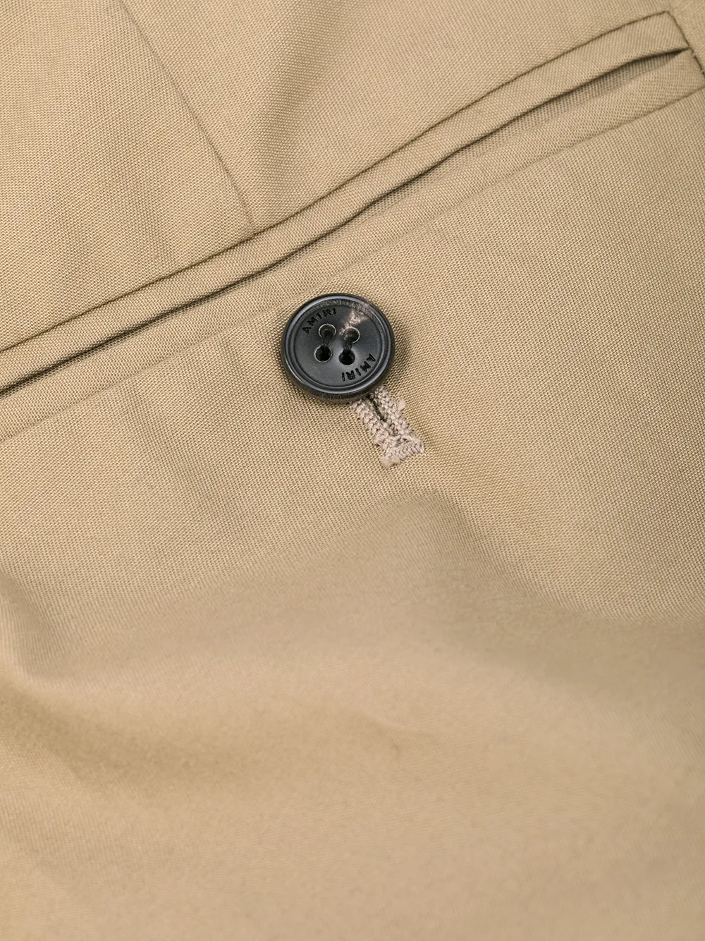 box-pleat straight-leg trousers