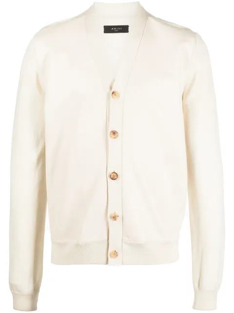 AMIRI buttoned-up cashmere cardigan