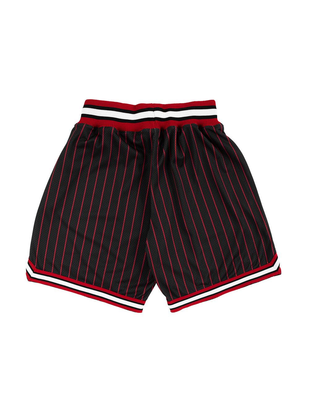 Shop Stadium Goods Chi Black Pinstripe Mesh Shorts