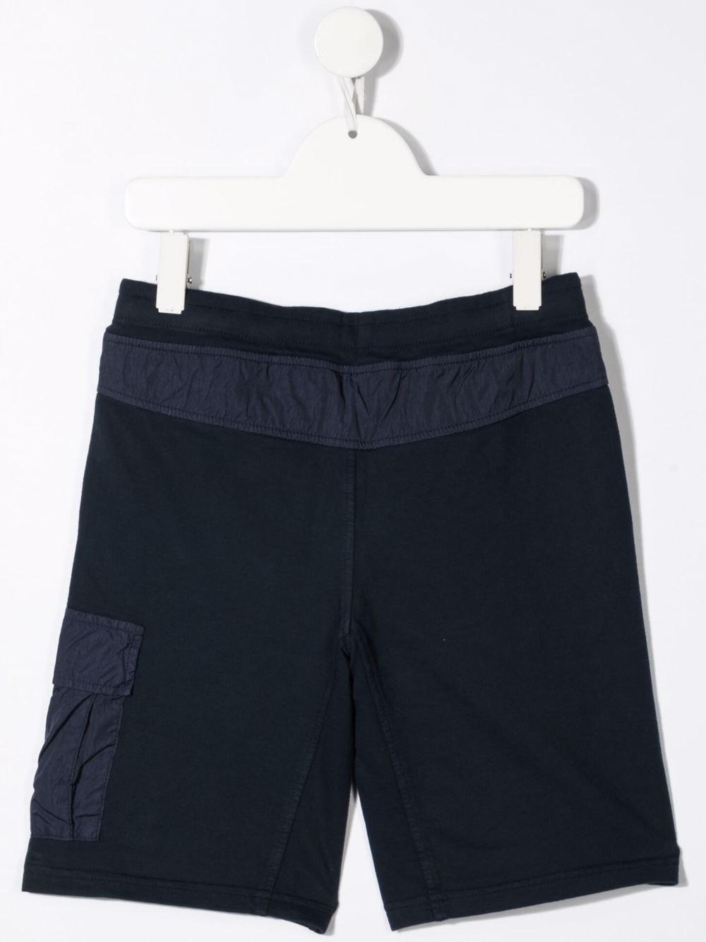 Shop C.p. Company Lens-detail Track Shorts In Blau