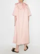 Kika Vargas Lourdes oversized-collar midi dress