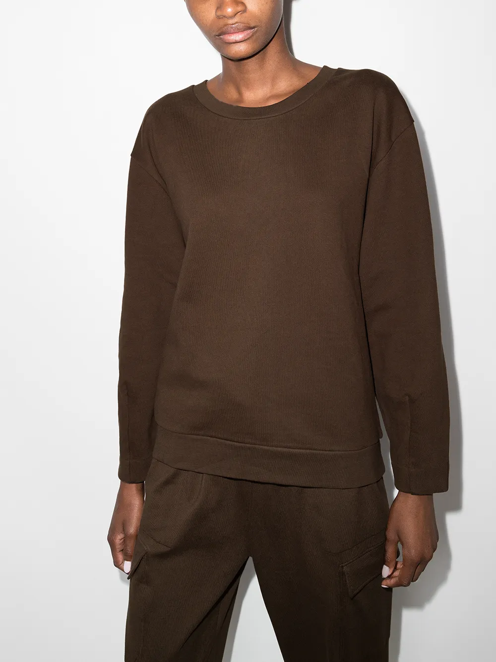 Image 2 of Ninety Percent crew-neck cotton sweatshirt
