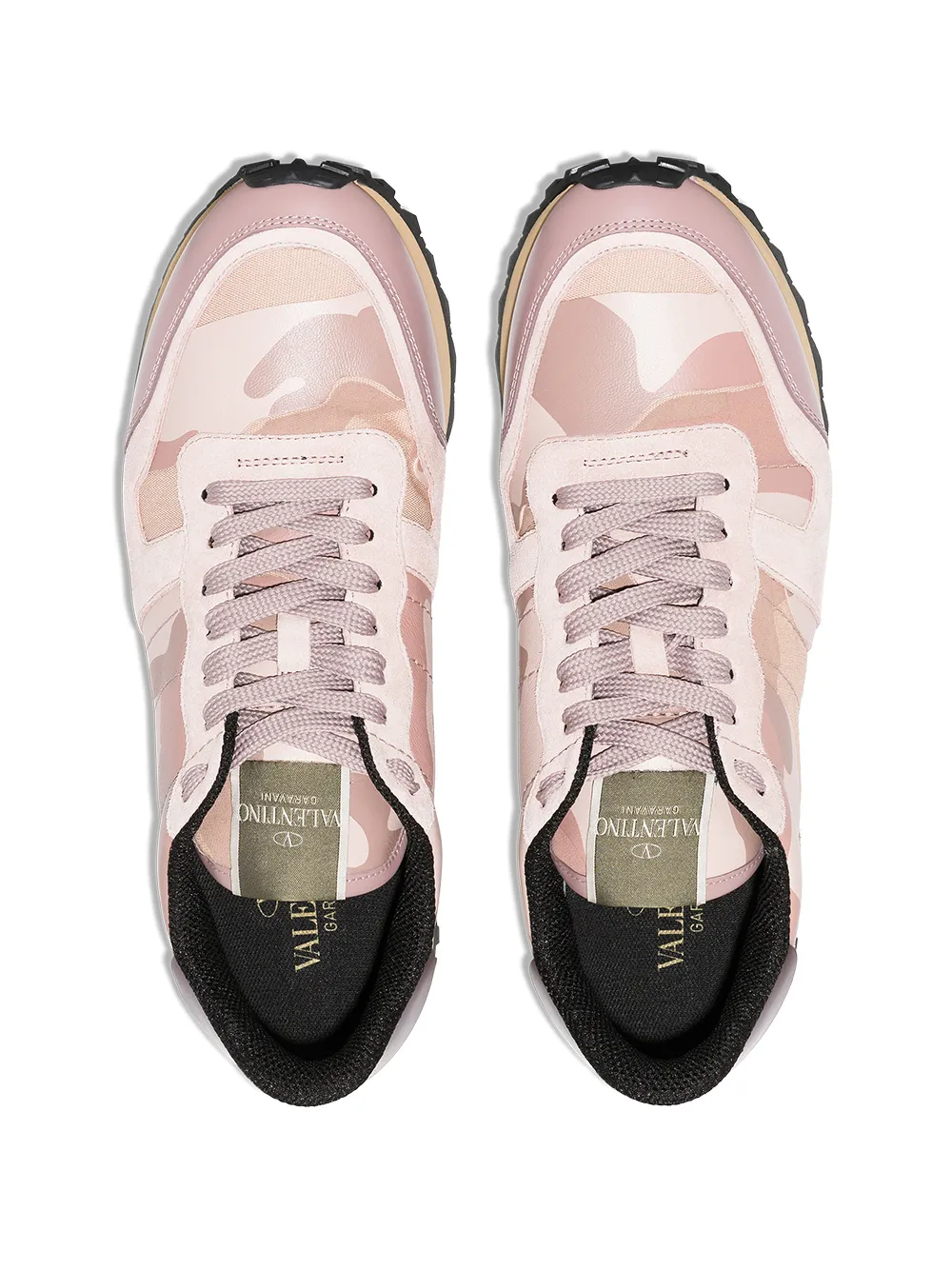 фото Valentino garavani кроссовки rockrunner camouflage