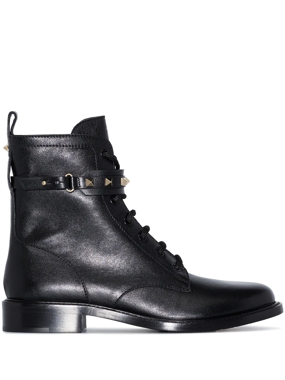 Valentino Garavani Rockstud Leather Boots - Farfetch