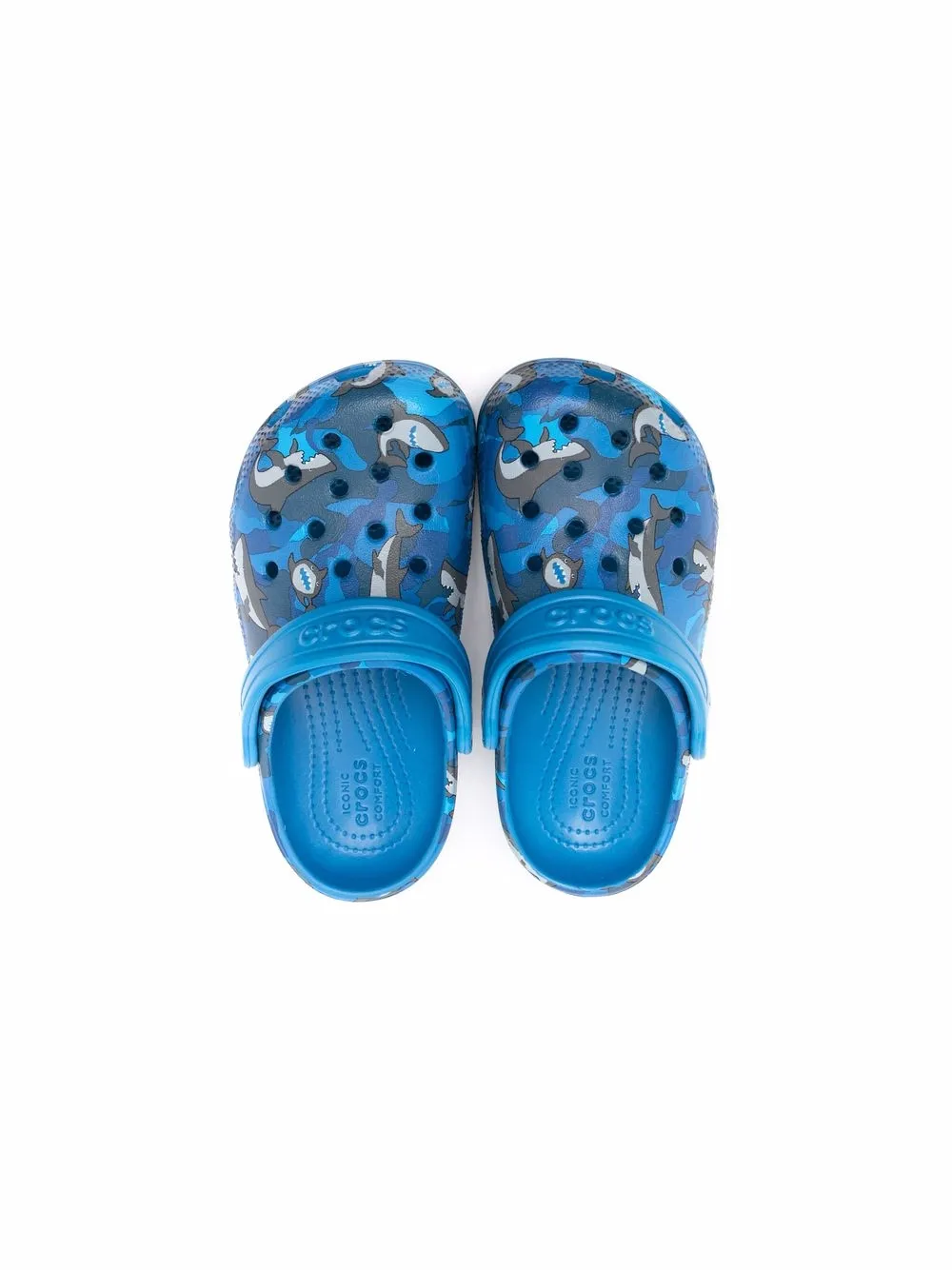 фото Crocs kids сандалии с принтом